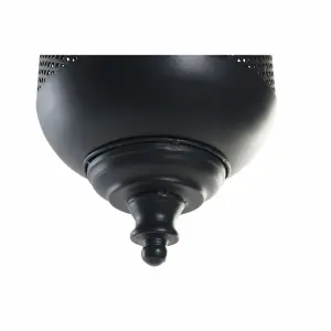 Metal, glass and rope candleholder DKD Home Decor image-2