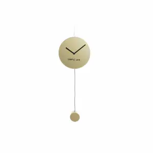 Ρολόι τοίχου από σίδηρο και πλαστικό DKD Home Decor Pendule image-0
