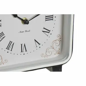 Ρολόι επιτραπέζιο από γυαλί και σίδηρο DKD Home Decor (x2) image-2