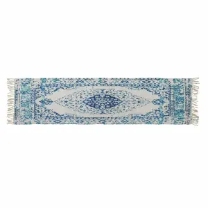 Tapis imprimé arabe en coton chenille DKD Home Decor image-0