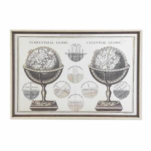 s3028376-world-map-frame-dkd-home-decor-golden-beige-one-size