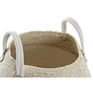 Καλάθι από φυσικές ίνες DKD Home Decor image-1
