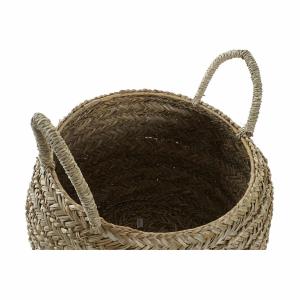 Seagrass boho basket DKD Home Decor image-2