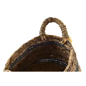 Panier de rangement colonial fibre DKD Home Decor 31x31x33 cm (x2) image-2