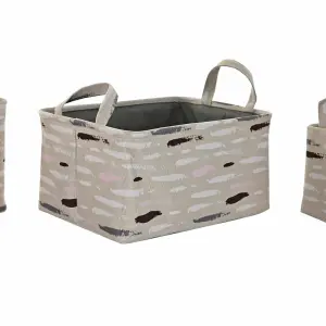 Panier de rangement DKD Home Decor 40x30x20 cm (x3) image-2