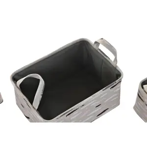 Panier de rangement DKD Home Decor 40x30x20 cm (x3) image-3