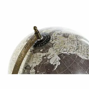 Globe terrestre en bois de manguier DKD Home Decor image-1