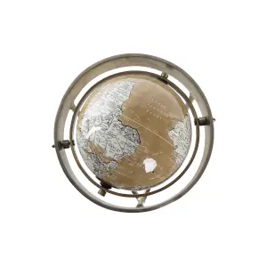 Globe terrestre en bronze DKD Home Decor image-1