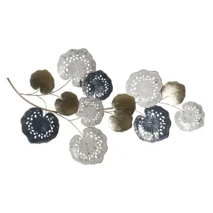 Decoración mural con hojas de plantas DKD Home Decor image-0