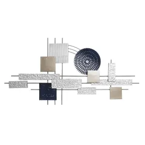 Modern abstract metal wall decoration DKD Home Decor image-0