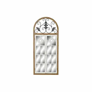 Wandspiegel aus Metall mdf Fenster DKD Home Decor image-0