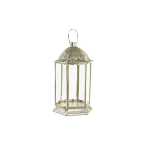 Lantaarn van glas en metaal DKD Home Decor image-0