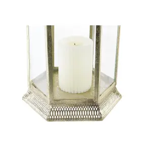 Lantaarn van glas en metaal DKD Home Decor image-2