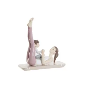 Decorative resin scandi yoga figurine DKD Home Decor image-0