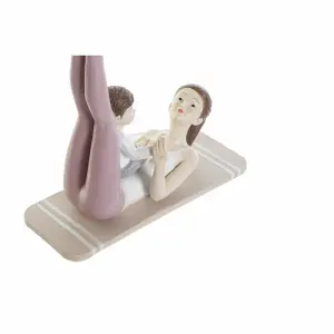 Decorative resin scandi yoga figurine DKD Home Decor image-1