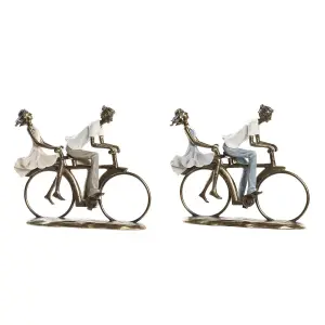 Φιγούρα ζευγαριού DKD Home Decor 27x9,5x23 cm (x2) image-0
