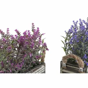 Dekorativ plante i polyethylen DKD Home Decor 30x12x21 cm image-1