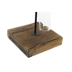 Glass and metal candleholder DKD Home Decor image-3