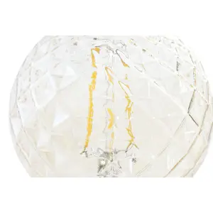 Ampoule LED en verre et aluminium DKD Home Decor image-1