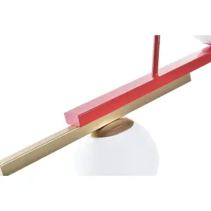 Lampe à suspension en métal verre DKD Home Decor image-2