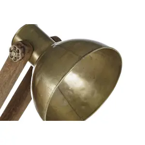 Metal floor lamp in mango wood DKD Home Decor image-2