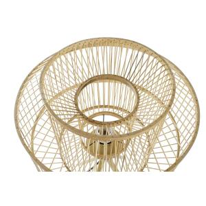 Round bamboo lampshade DKD Home Decor image-2