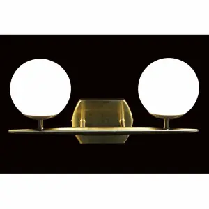 Glass and metal wall lamp DKD Home Decor image-1