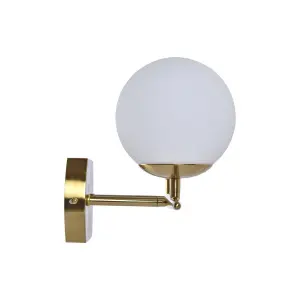 Glass and metal wall lamp DKD Home Decor image-3