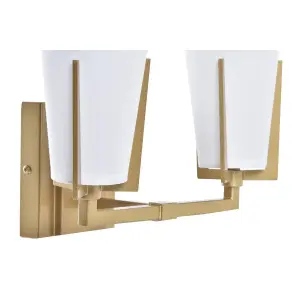 Απλίκα από γυαλί, μέταλλο και πολυεστέρα DKD Home Decor image-2