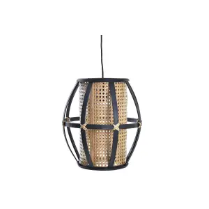 Bamboo rattan hanging lamp DKD Home Decor