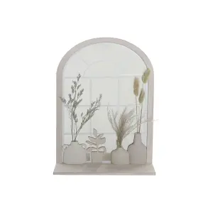 Miroir mural en vase verre MDF résine DKD Home Decor Cottage image-0