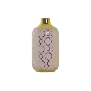 Ανατολικός βάζος από πορσελάνη με χρώμιο DKD Home Decor image-0