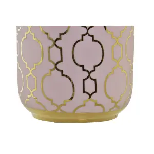 Ανατολικός βάζος από πορσελάνη με χρώμιο DKD Home Decor image-1