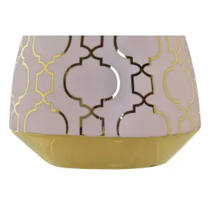 Ανατολικός βάζος από πορσελάνη με χρώμιο DKD Home Decor image-1
