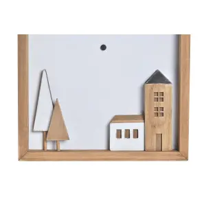 Ξύλινο ρολόι τοίχου DKD Home Decor Maisons Urbaine image-1