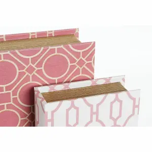 Cassa libro tela DKD Home Decor 20x8x26 cm image-2