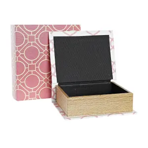 Cassa libro tela DKD Home Decor 20x8x26 cm image-1
