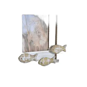 Ξύλινη κορνίζα ναυτικού στυλ DKD Home Decor Beach image-0