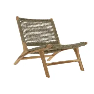 Teak wood armchair DKD Home Decor 65x80x68 cm image-0