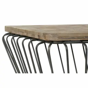 Metal pine coffee table DKD Home Decor 125x64x51 cm image-2
