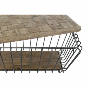 Metal pine coffee table DKD Home Decor 125x64x51 cm image-3