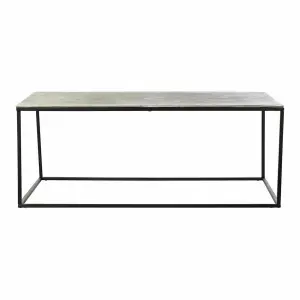 Aluminium metal coffee table DKD Home Decor