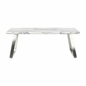 Steel mdf coffee table DKD Home Decor