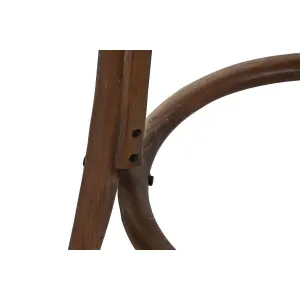 Rattan wood stool DKD Home Decor 43x43x108 cm image-2