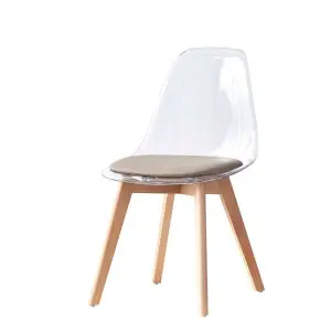Καρέκλα τραπεζαρίας από πολυκαρβονικό DKD Home Decor image-1