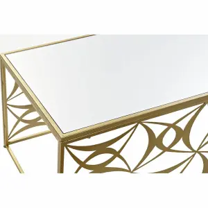 Mirror and metal coffee table DKD Home Decor image-2