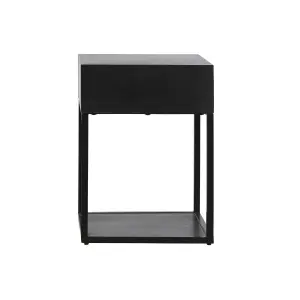 Wooden metal bedside table DKD Home Decor image-2
