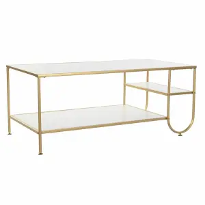 Metal and mdf coffee table DKD Home Decor image-1