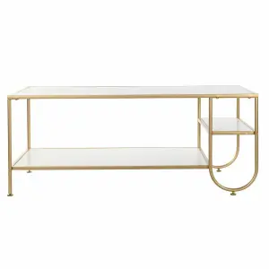 Metal and mdf coffee table DKD Home Decor image-0