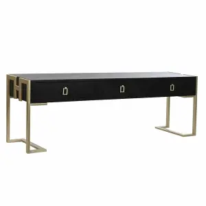 Metal wood aluminium coffee table DKD Home Decor 150x36x48 cm image-0